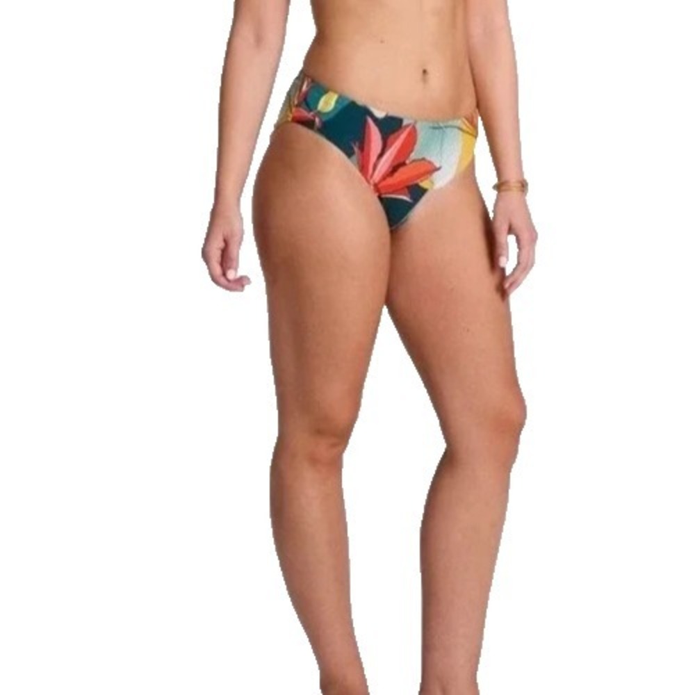 Calia Core Mid Rise Botanical Print Bottom Women's XXL Sea Green NWT